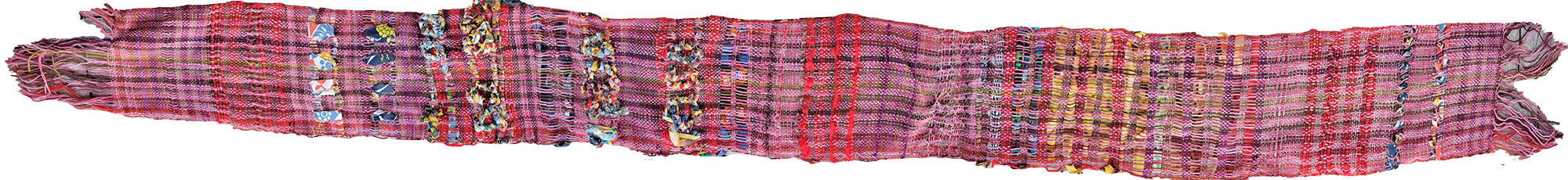 Weaving before being washed