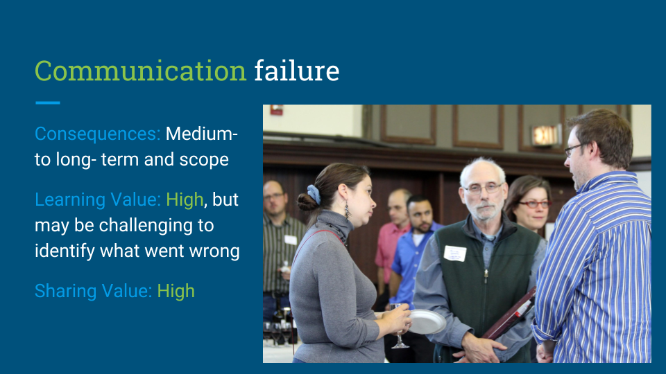 Communication failure