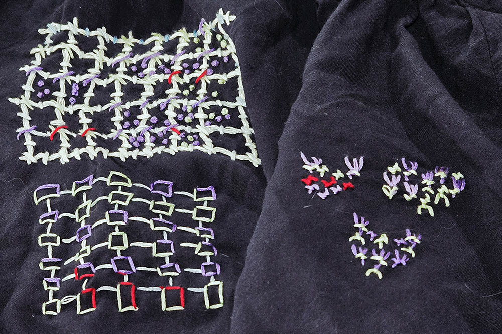 January calendar view of the sleep/custody data